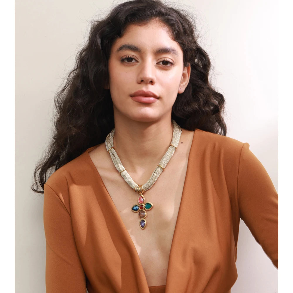 Sacred Gem Statement Necklace