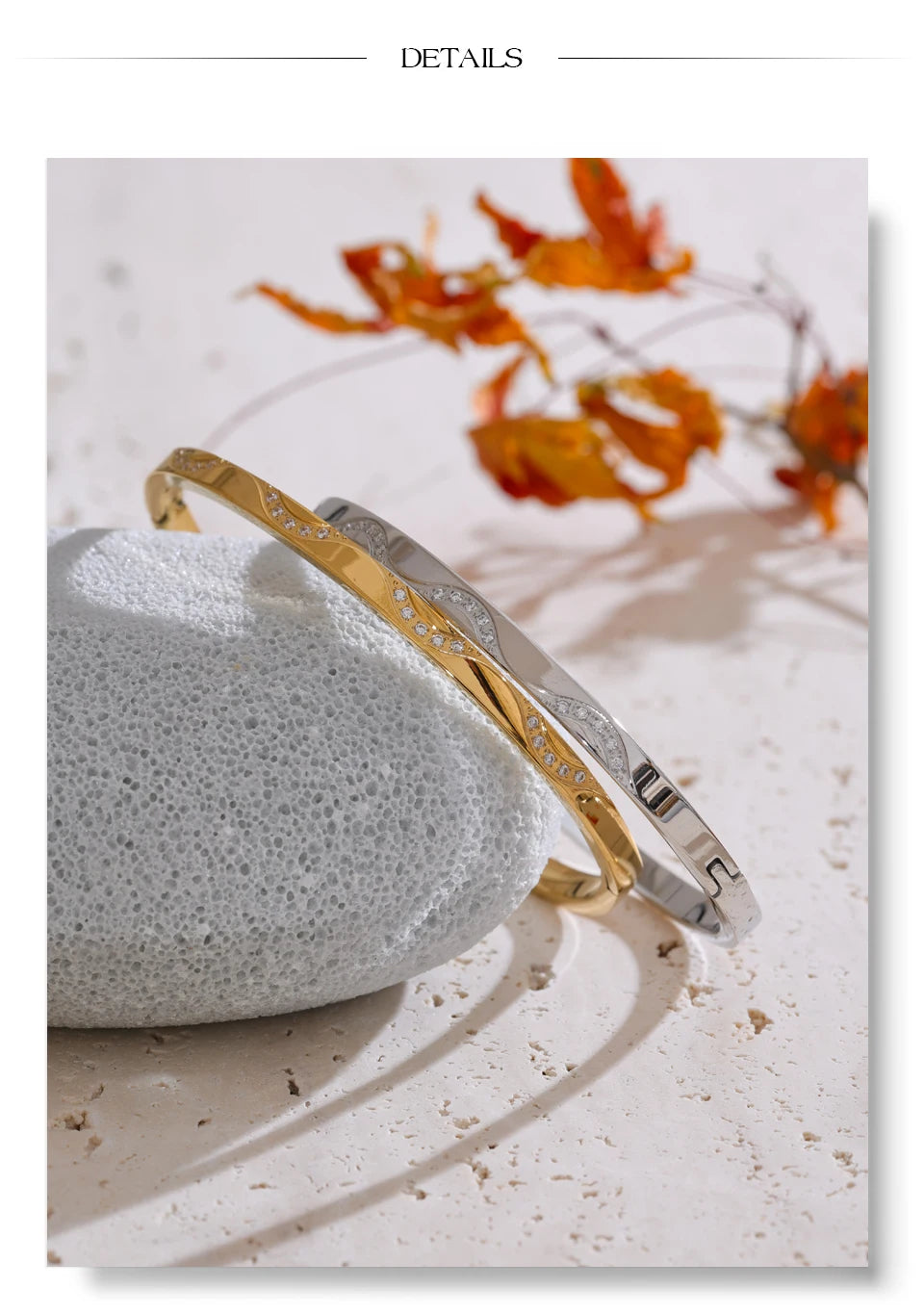 Golden Minimal Bangle