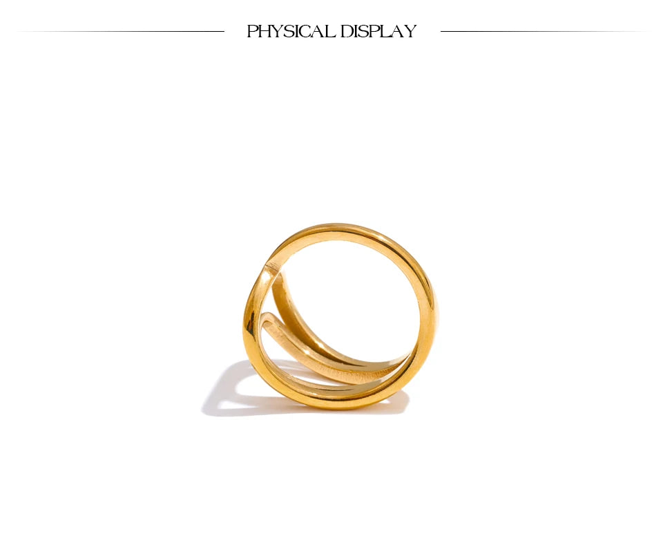 Interlocking Sculptural Rings