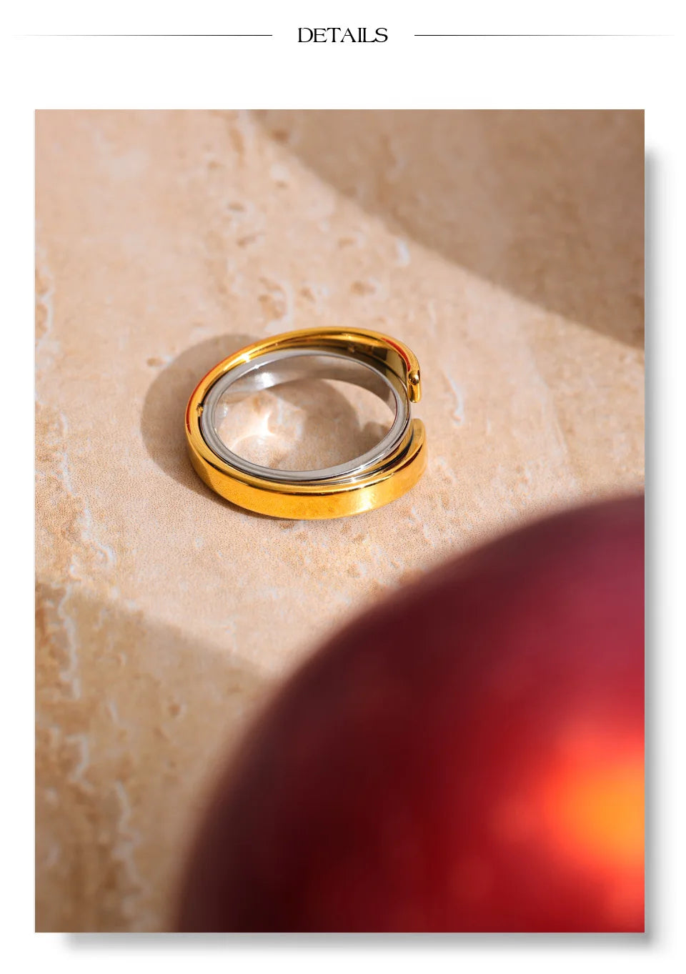 Dual-Tone Open Ring