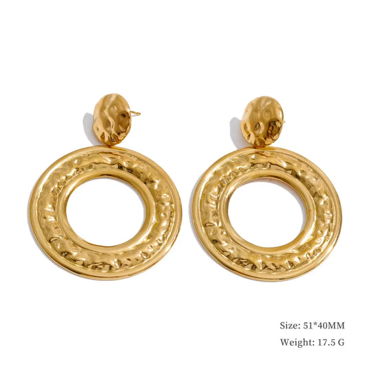 Vintage Circle Earrings