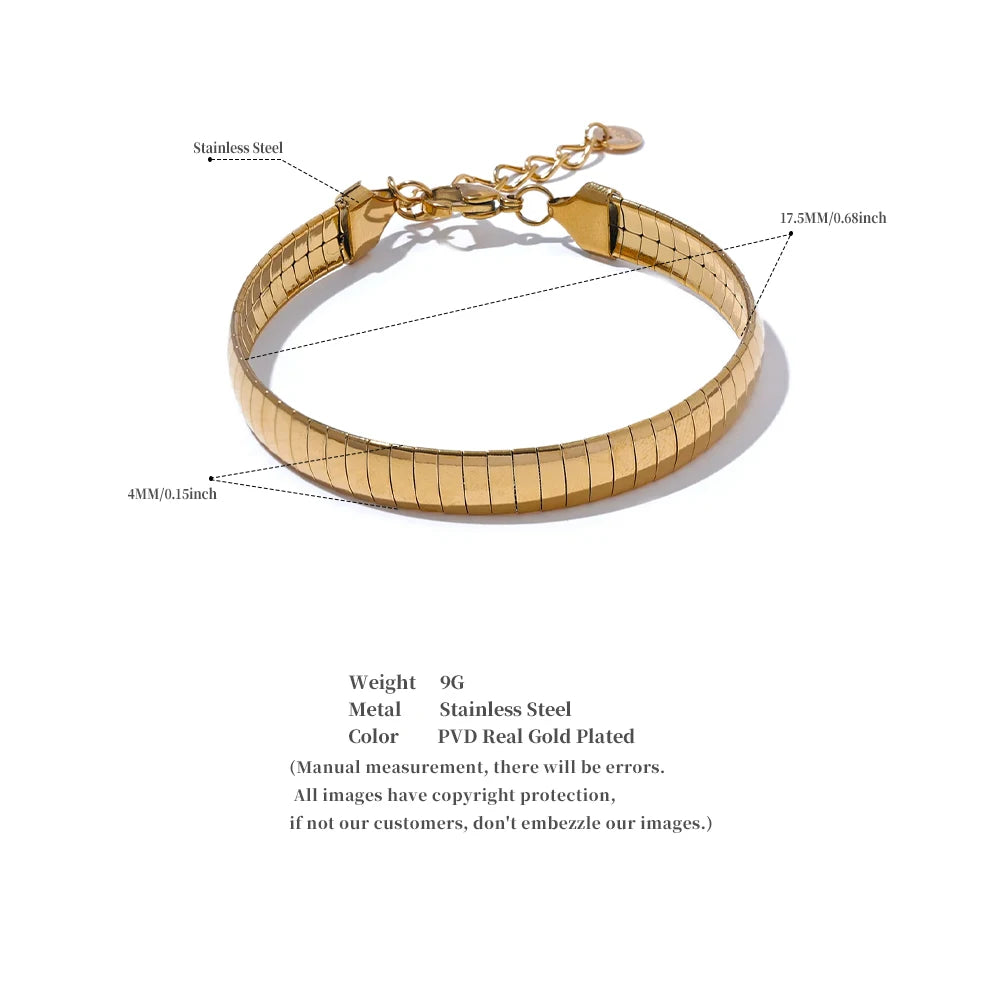 Geometric Gold Bracelet