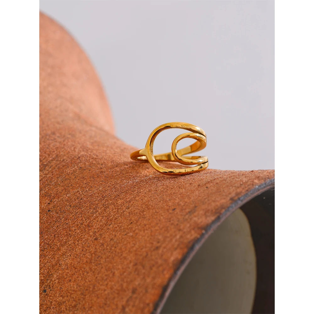 Interlocking Sculptural Rings