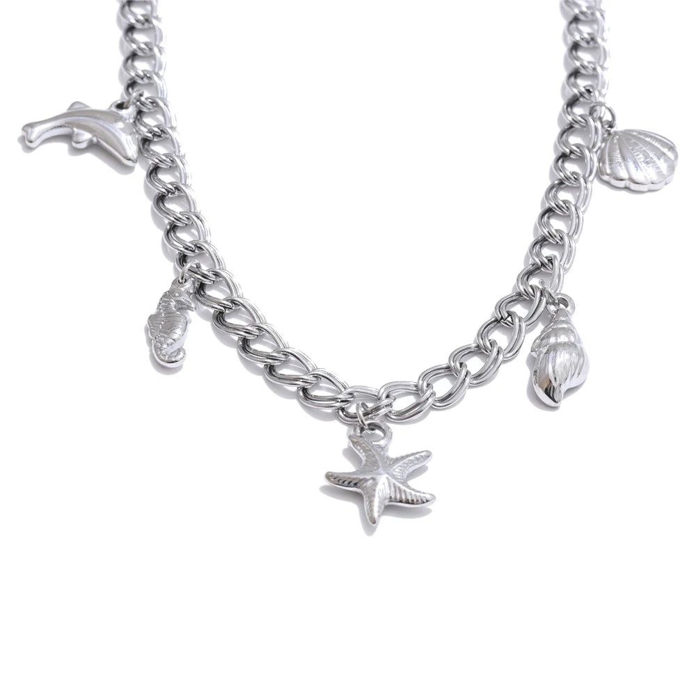 Celestial Charm Bracelet & Necklace Set