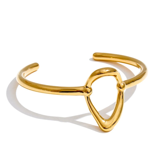 Geo Grace Open Bangle