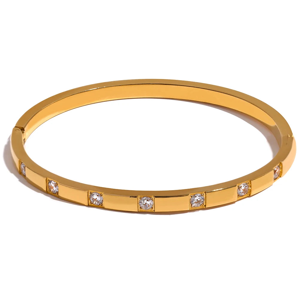 Luxury Geometric Bangle