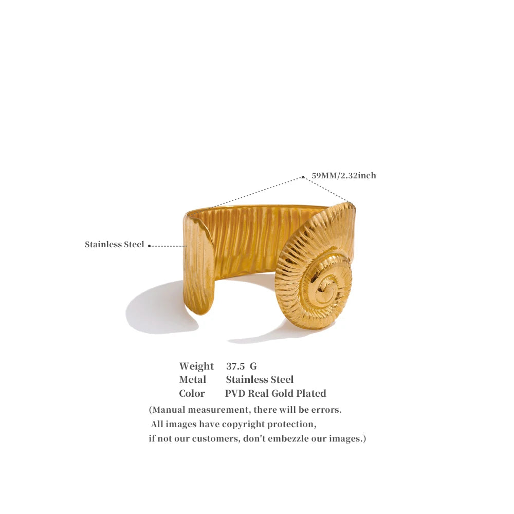 Golden Spiral Bracelet