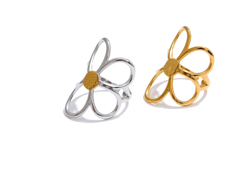 Double Flower Rings