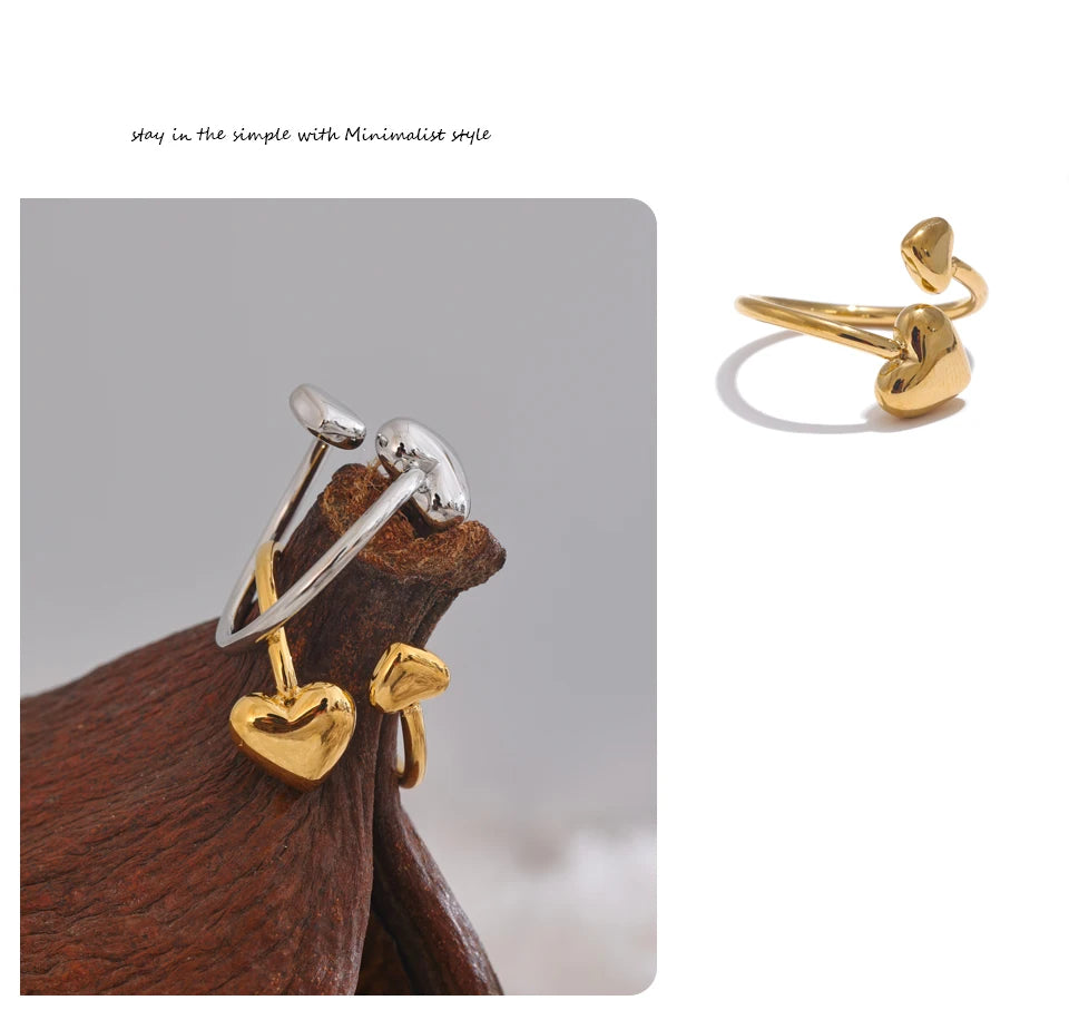 Sculpted Heart Ring
