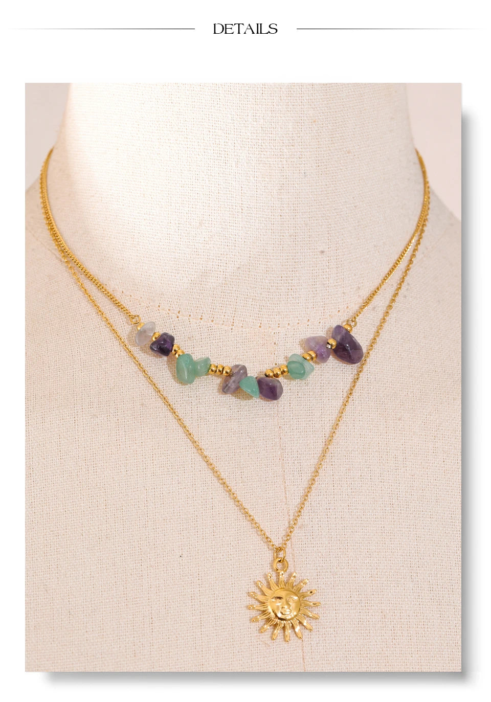 Double-Layer Pastel Necklace