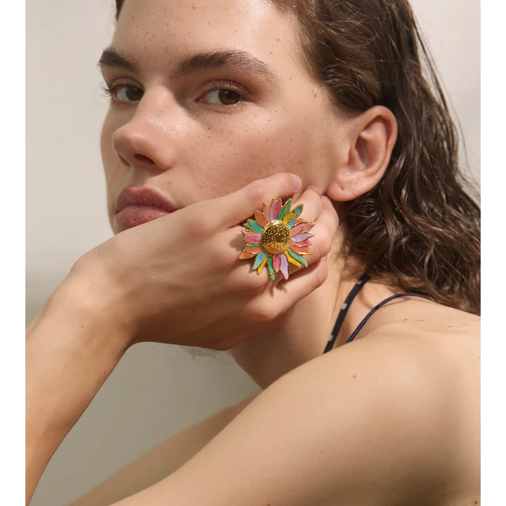 Colorful Flower Pins