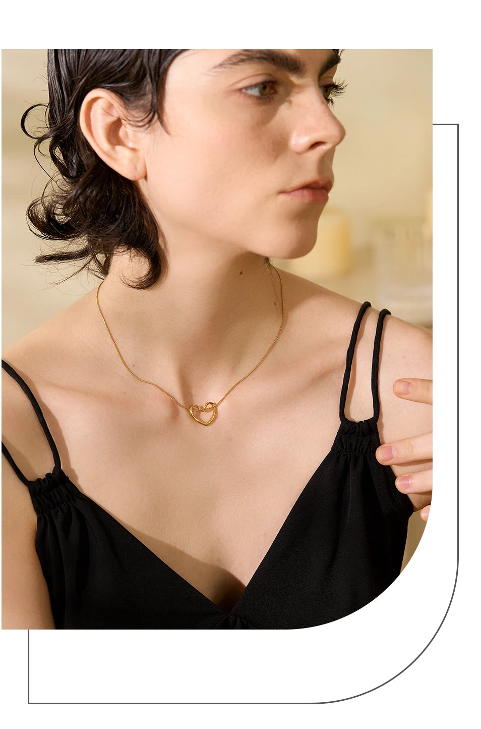Sculpted Heart Necklace