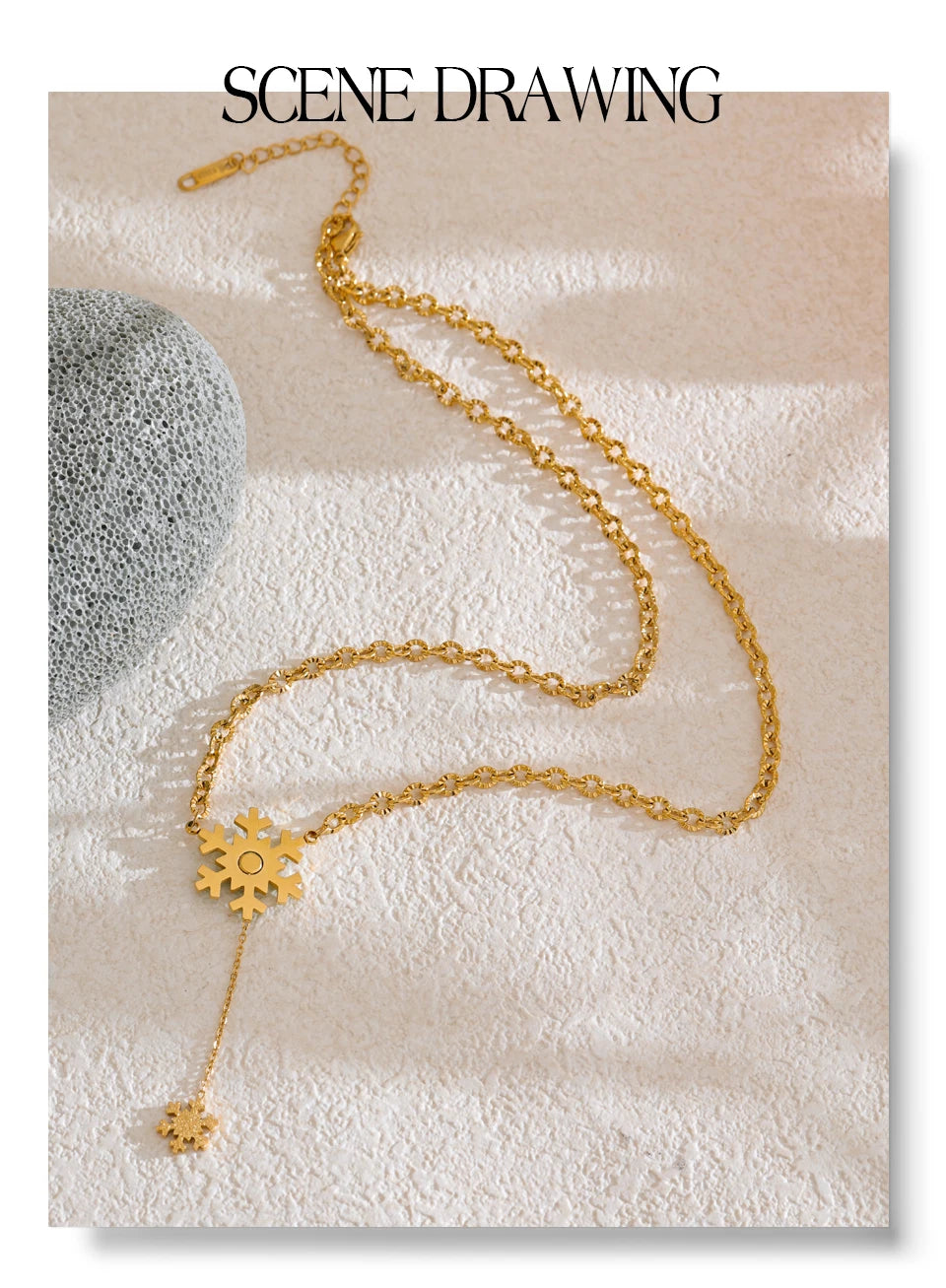 Christmas Snowflake Necklace