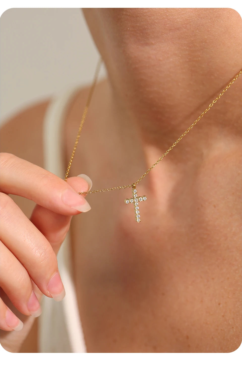 Eternal Faith Cross Necklace