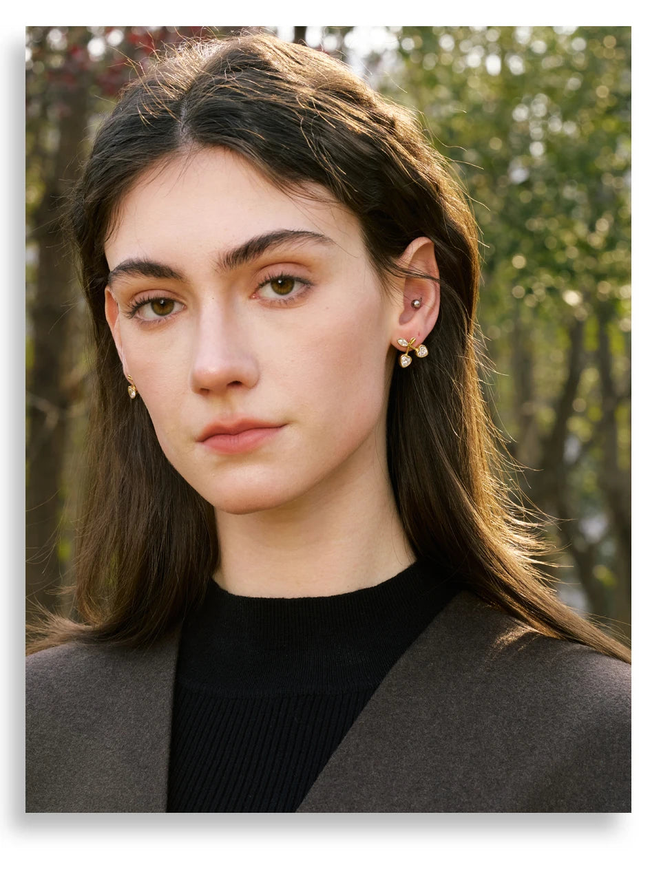 The Blooming Crystal Studs