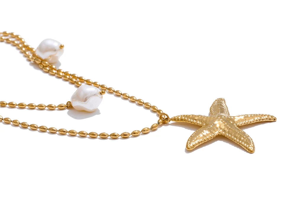 Ocean Star Layered Necklace