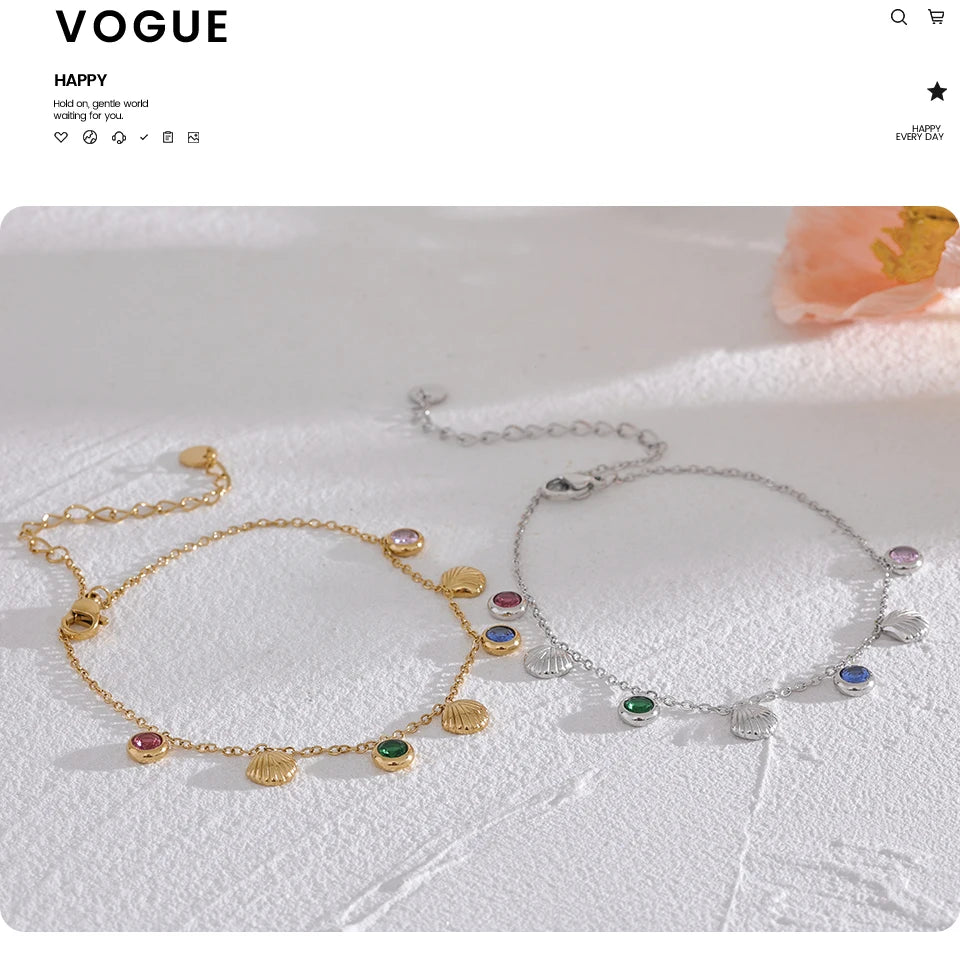 Color Charm Anklet/Bracelet