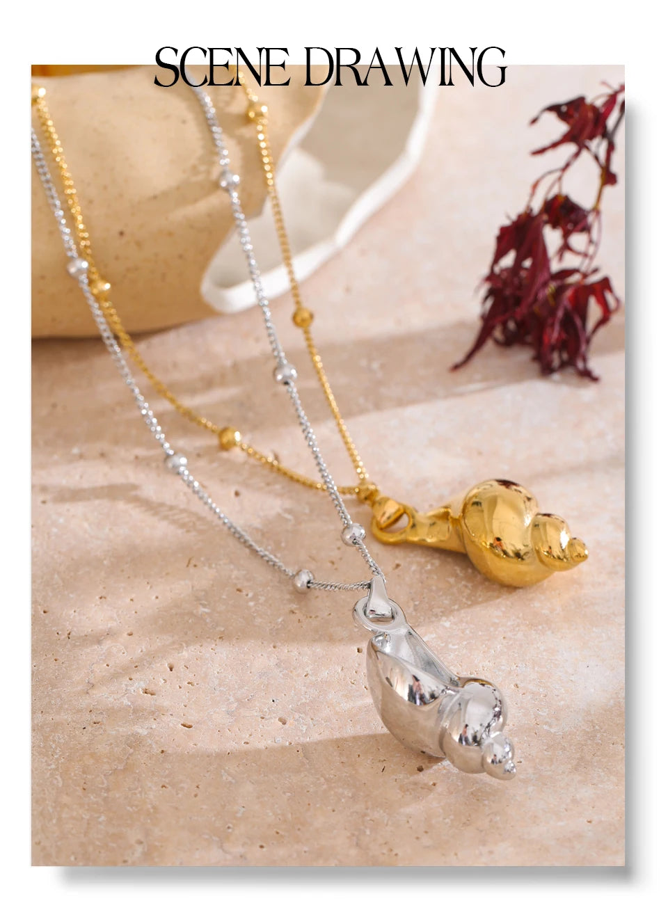 Ocean Conch Pendant
