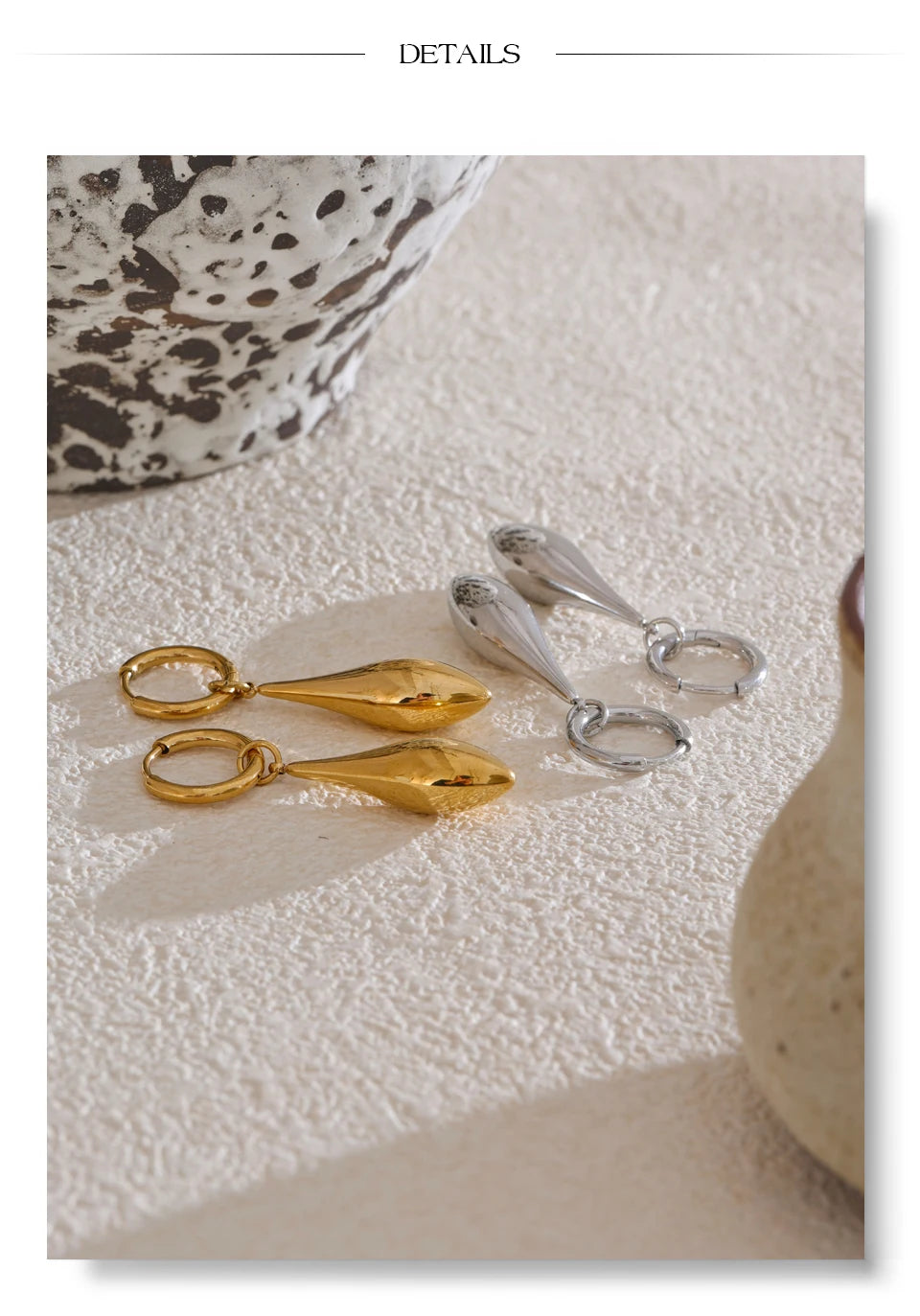Teardrop Drop Earrings