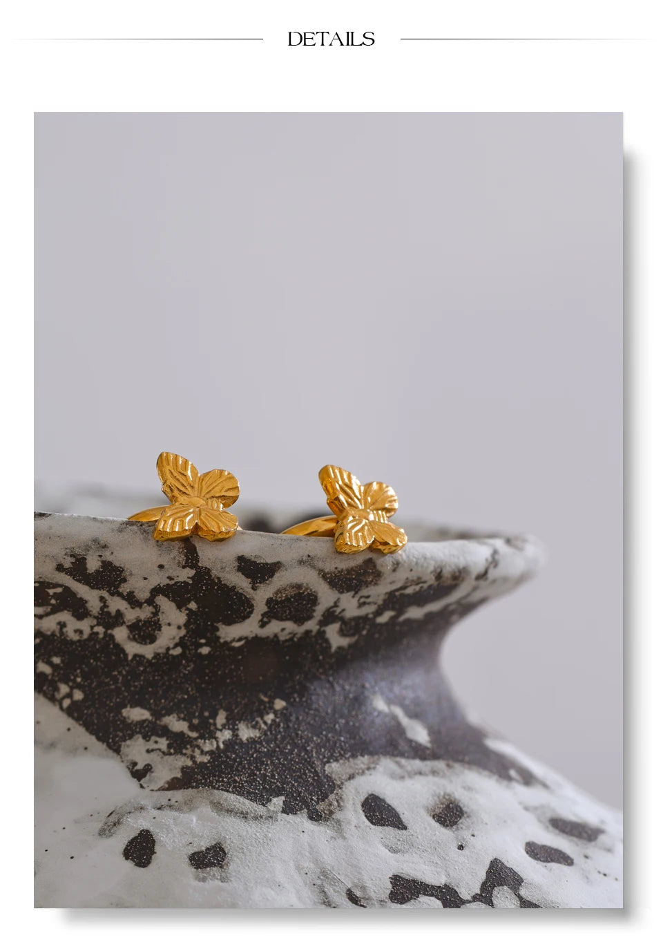 Butterfly Hoop Earrings