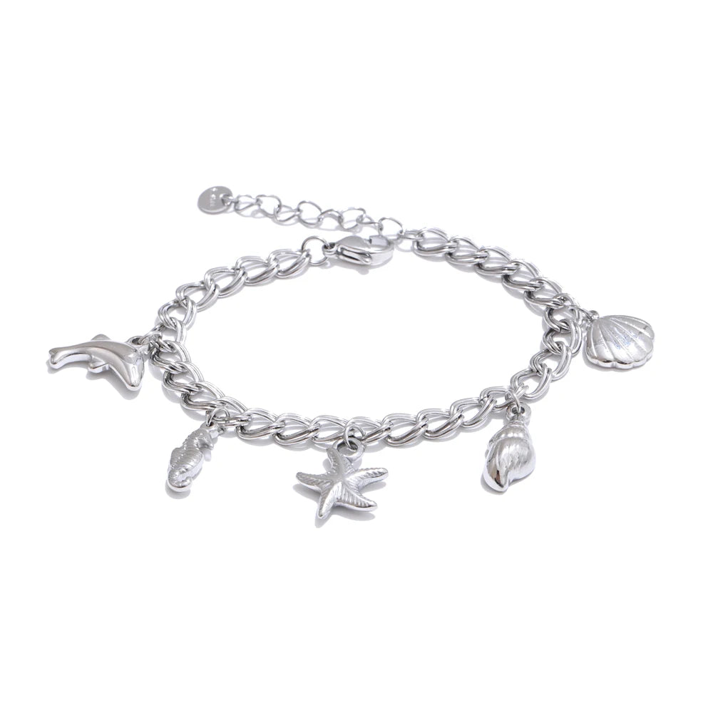 Celestial Charm Bracelet & Necklace Set