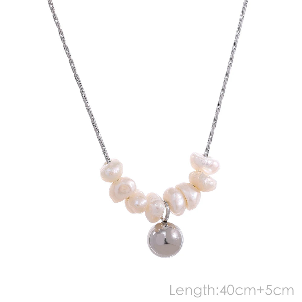 Radiant Freshwater Pearl Pendant Necklace