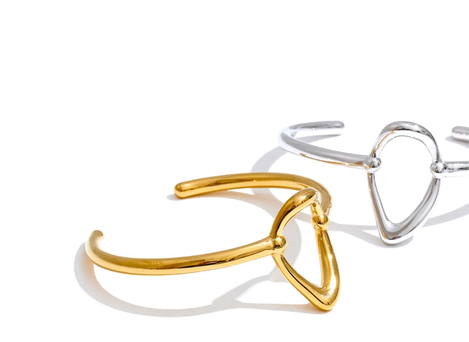 Geo Grace Open Bangle