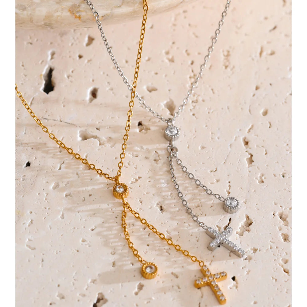Crystal Classic Cross Pendant