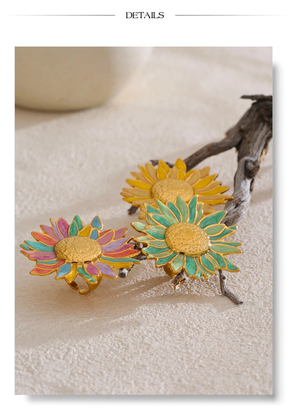Colorful Flower Pins
