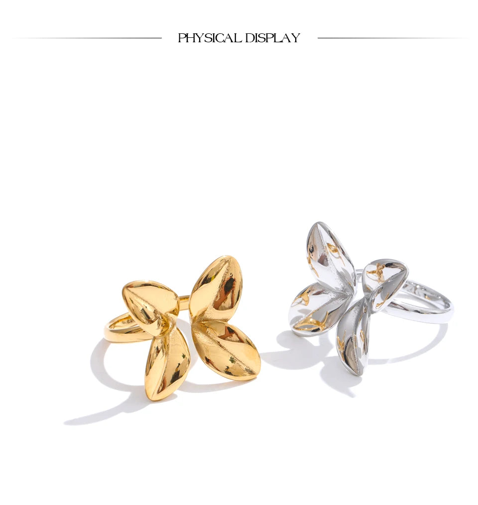 Golden Butterfly Ring