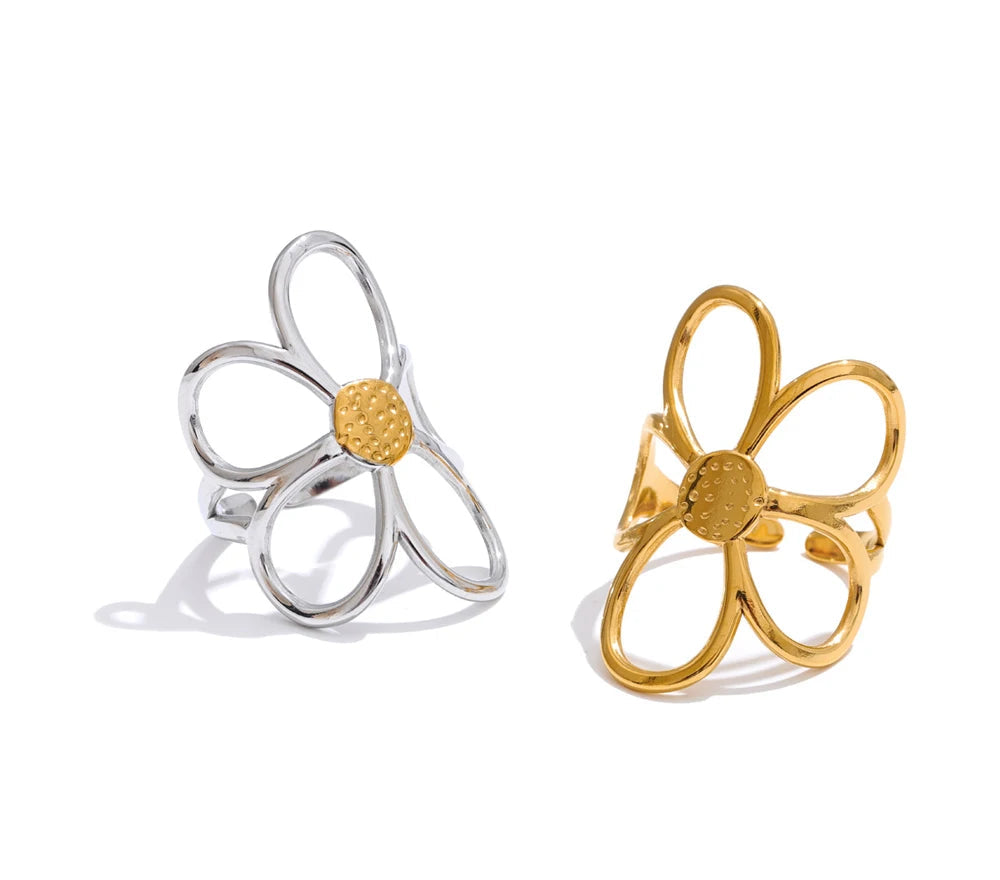 Double Flower Rings