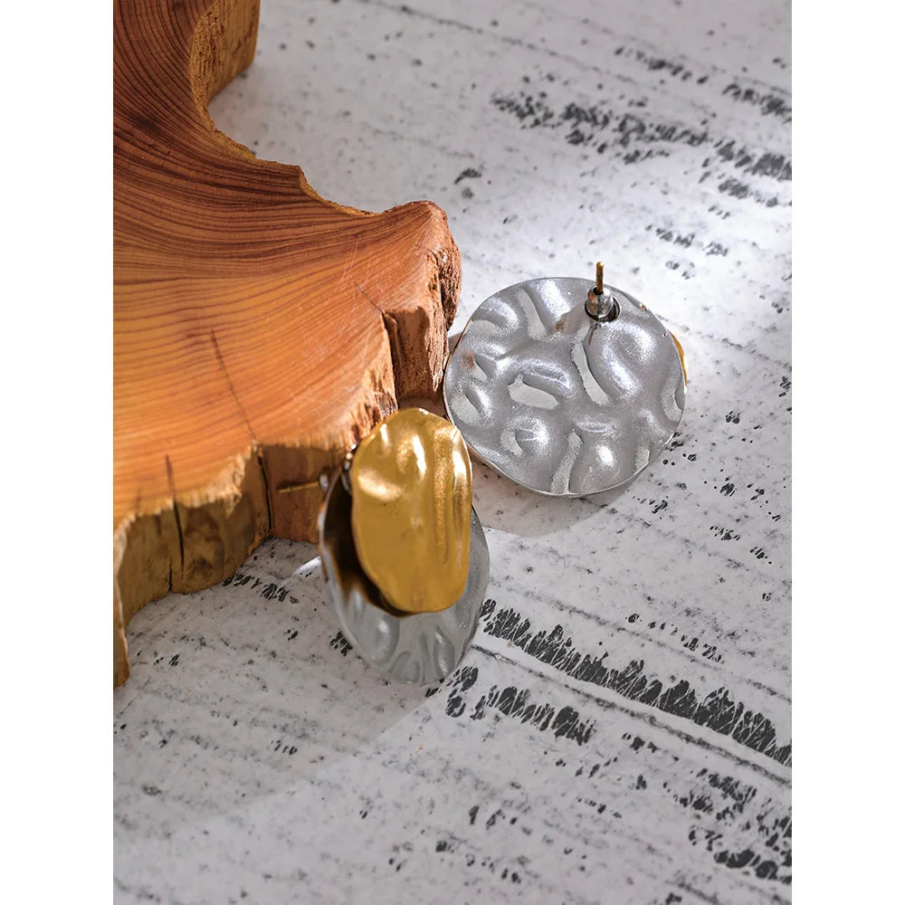 Organic Double Earrings