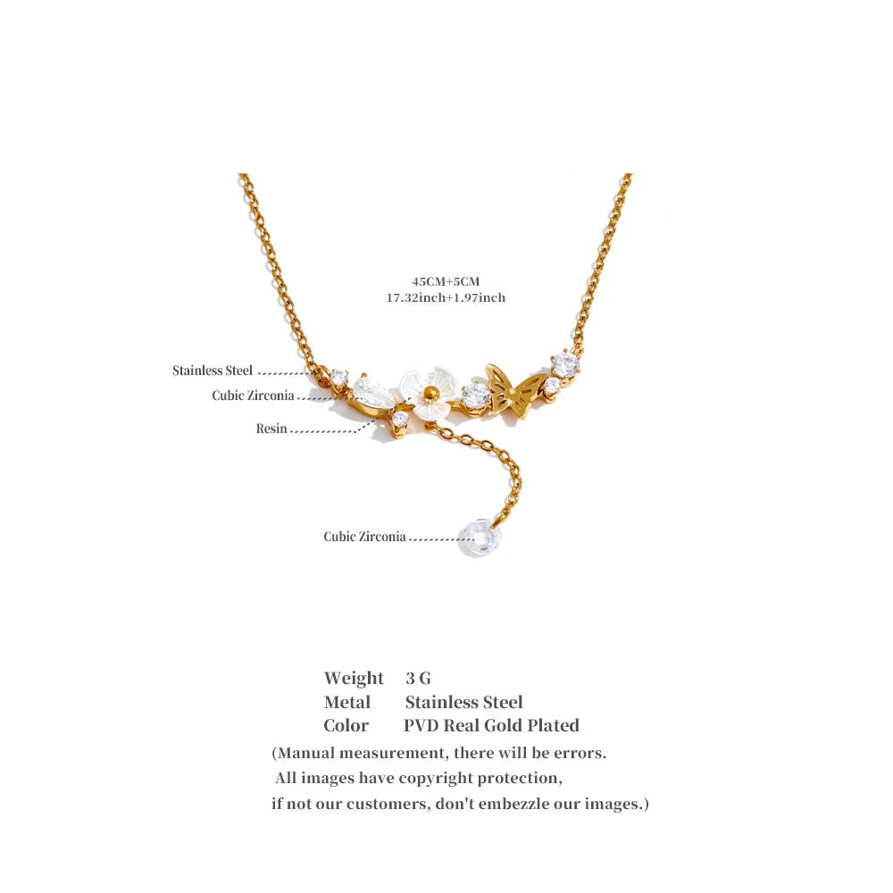 Butterfly Garden Necklace