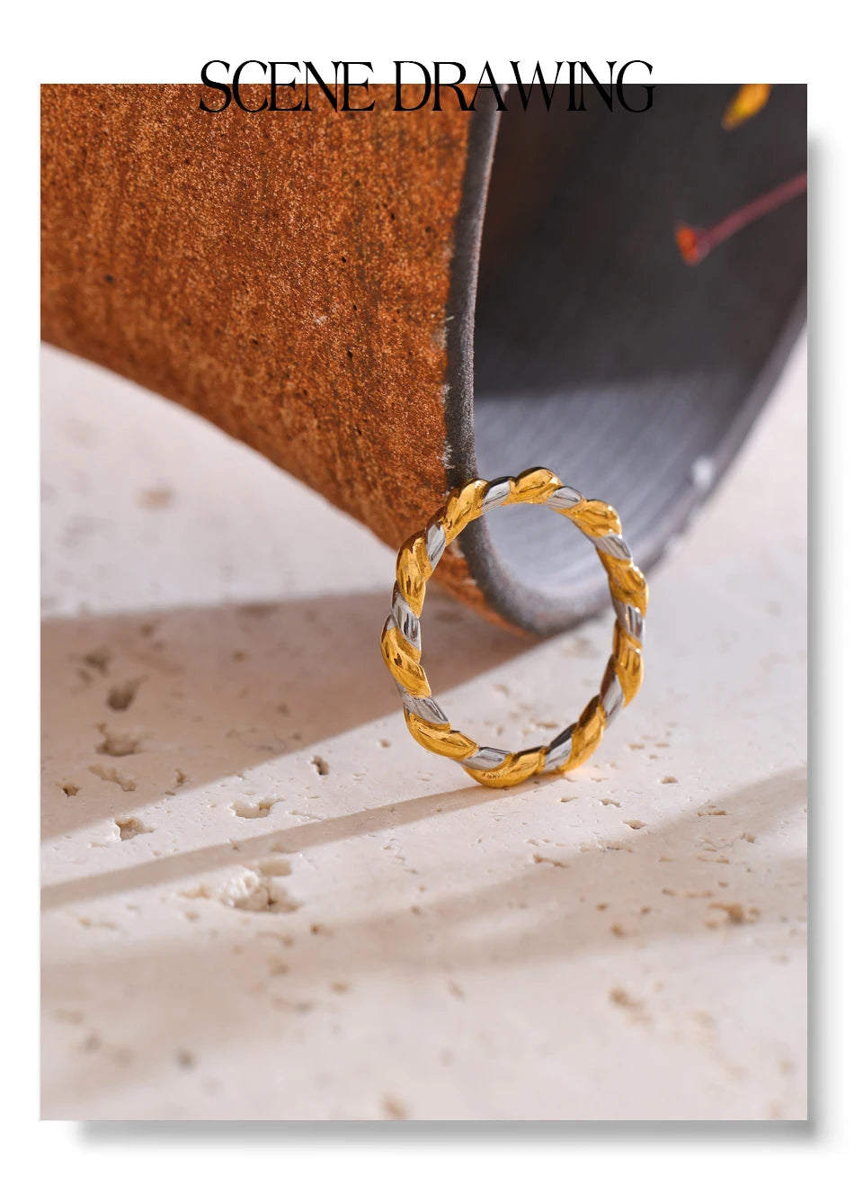 Twisted Elegance Ring