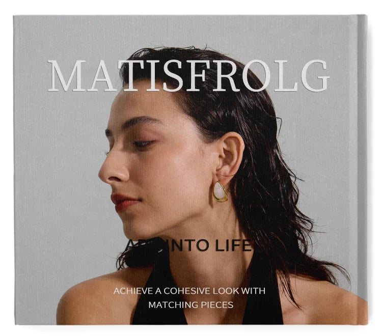 Golden Oval Glow Earrings