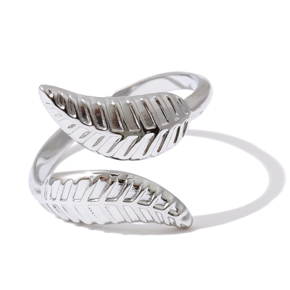 Golden Leaf Ring