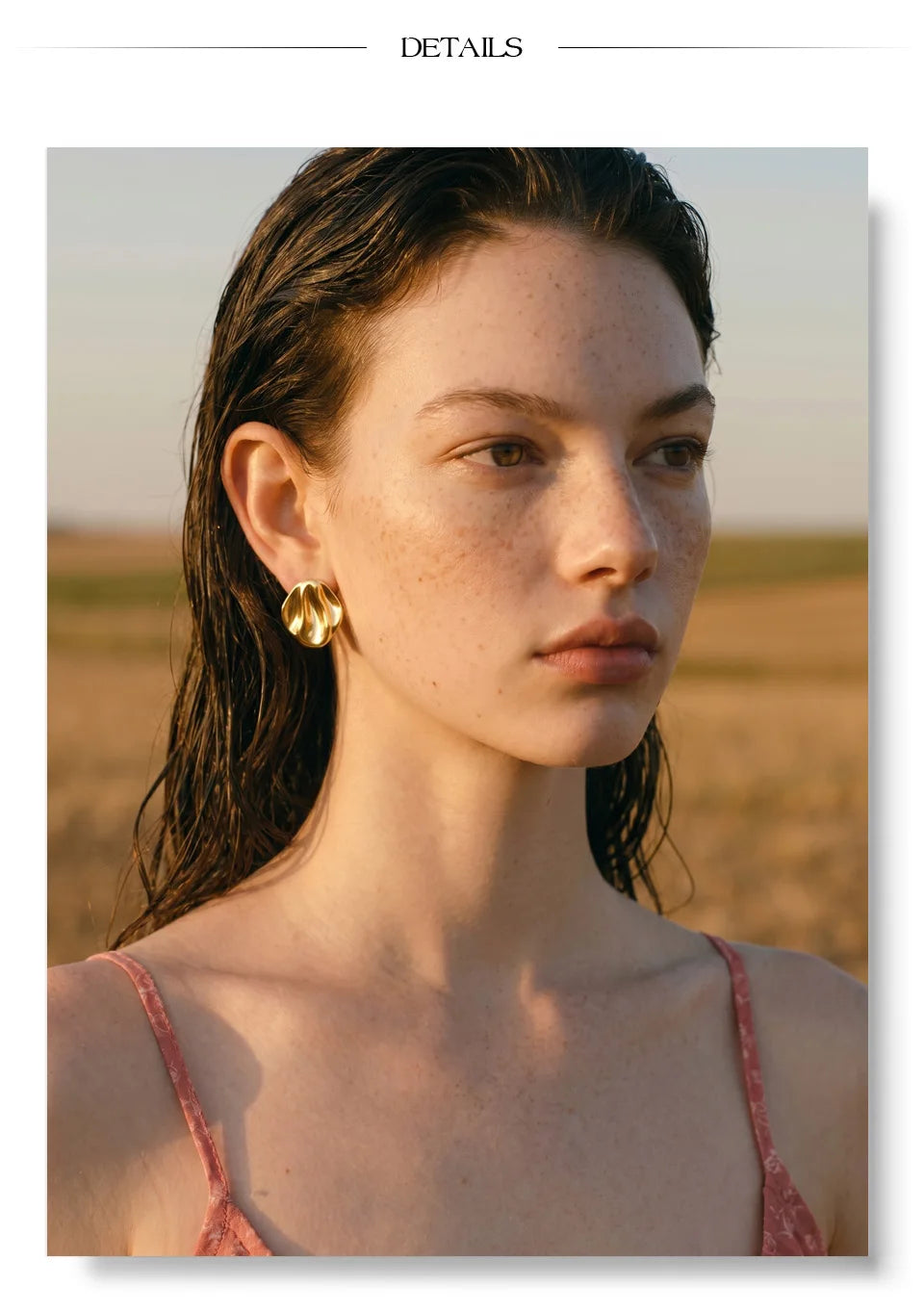 Sculpted Gold Earrings