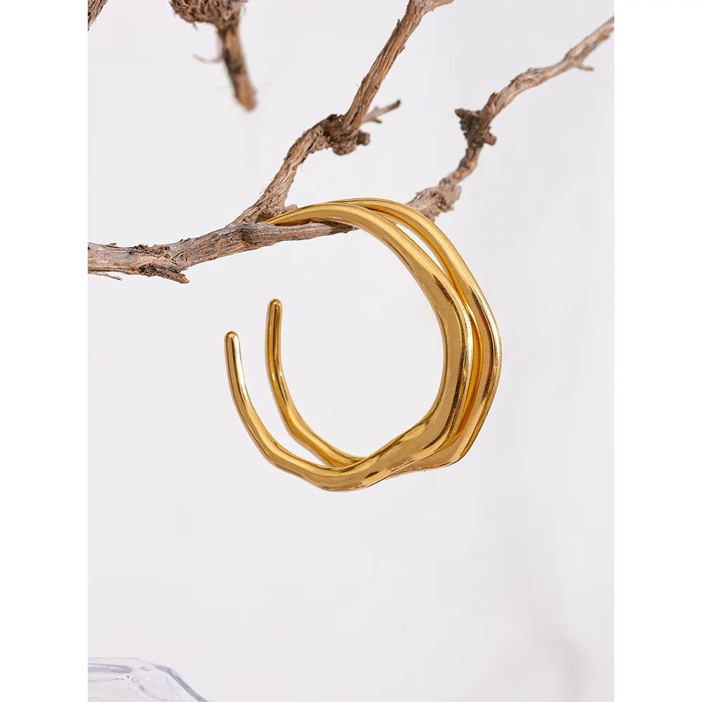 Trendy Geometric Hoop Earrings