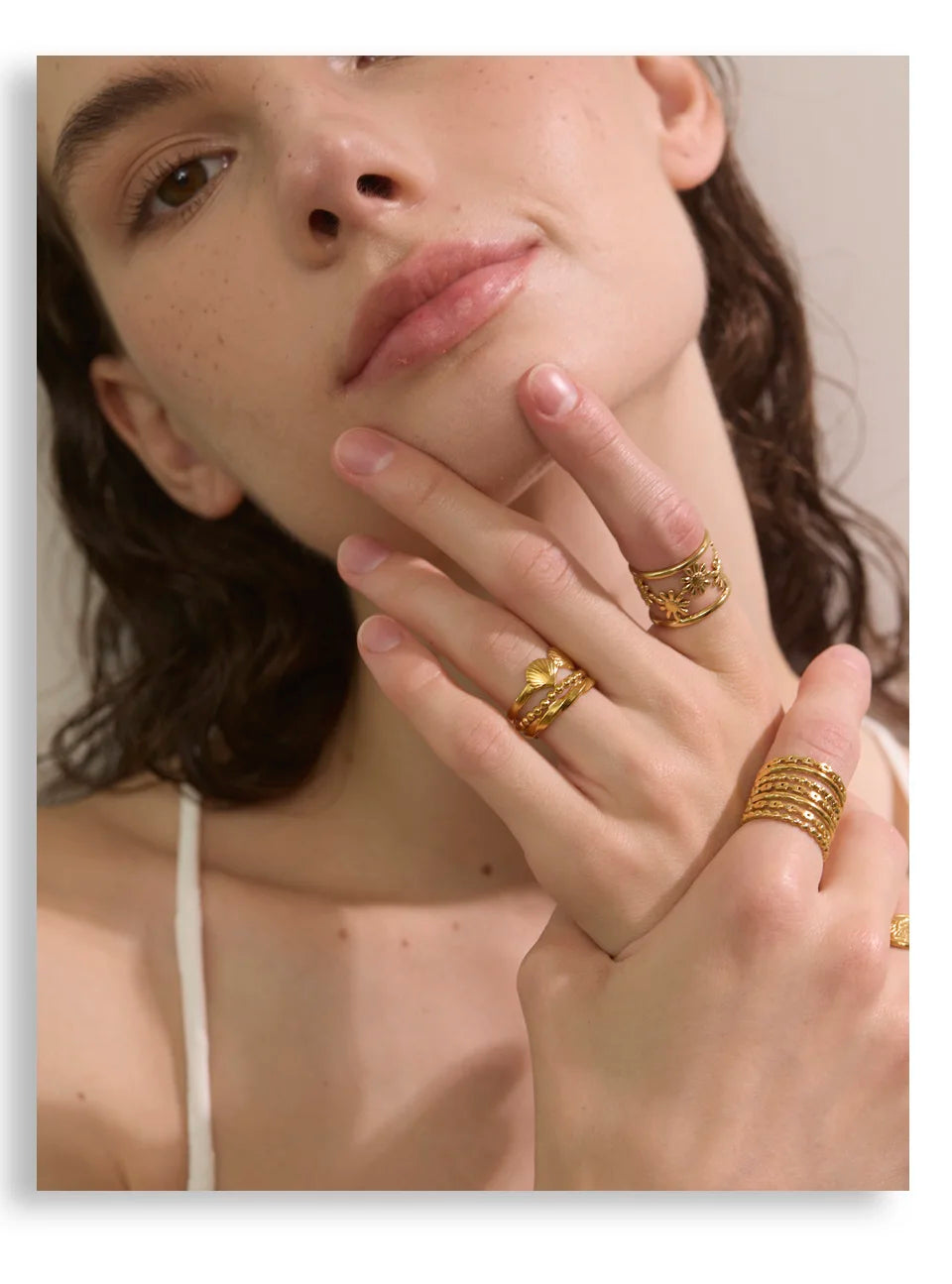 Layered Summer Ring Set