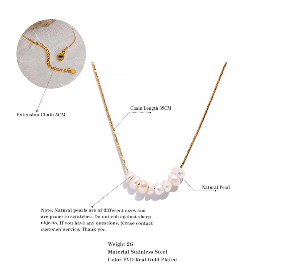 Radiant Freshwater Pearl Pendant Necklace