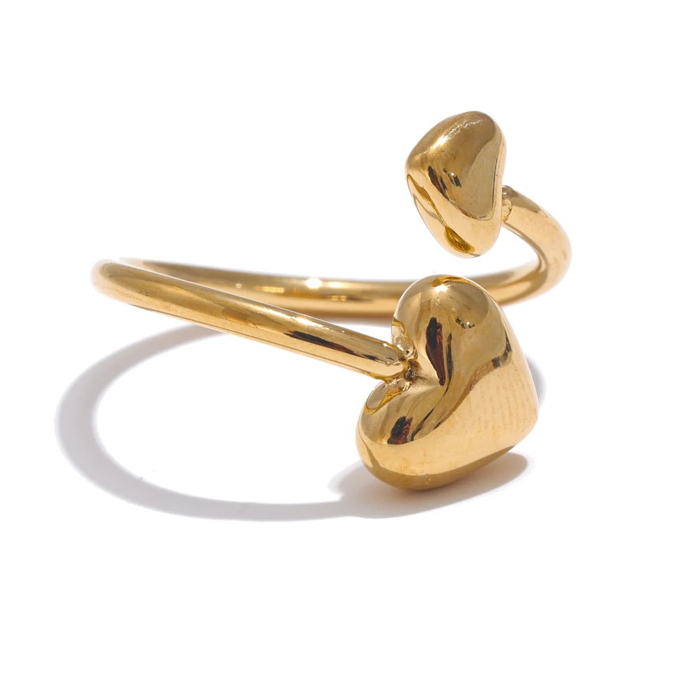 Sculpted Heart Ring