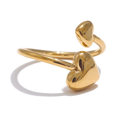 Sculpted Heart Ring