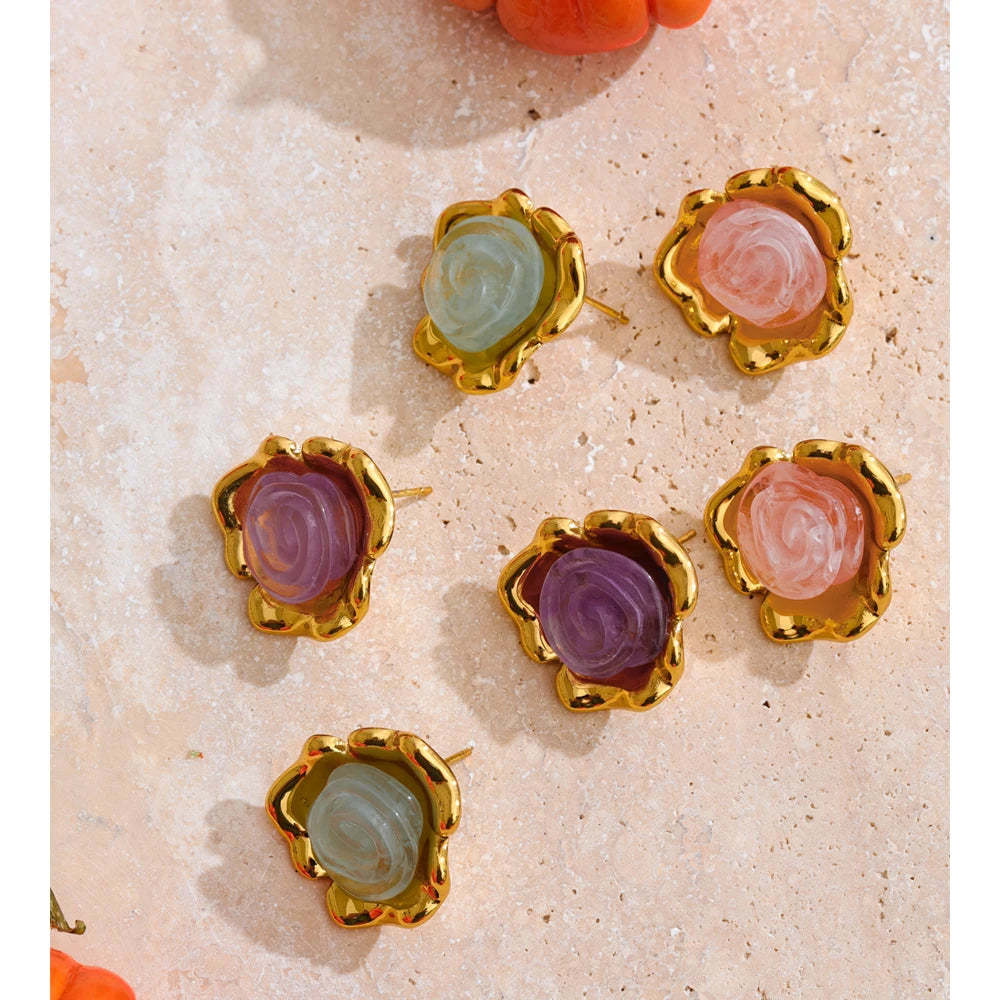 Pastel Bloom Studs