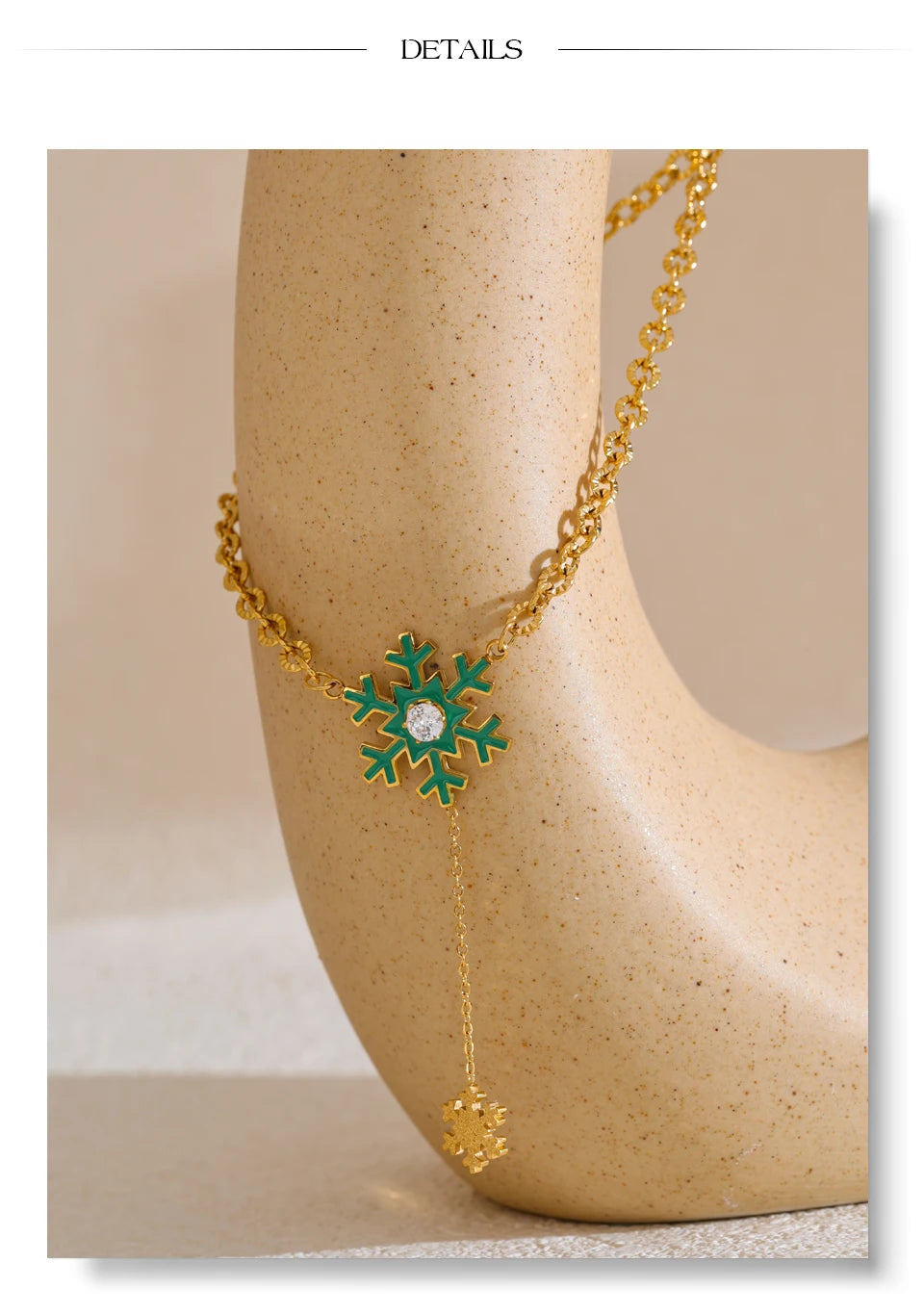 Christmas Snowflake Necklace