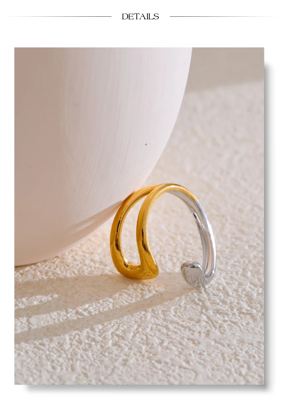 Dual Tone Sculpt Ring