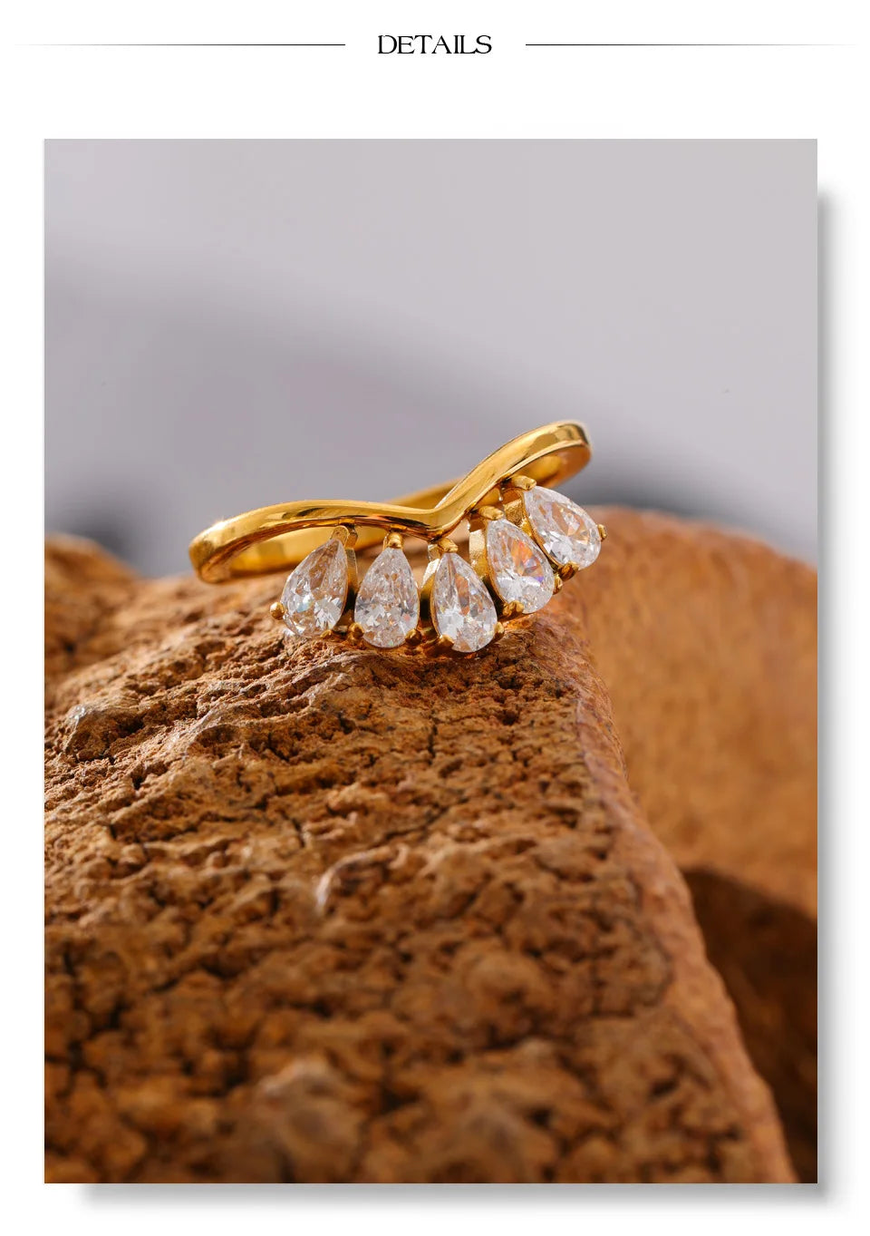 Crown Crystal Ring