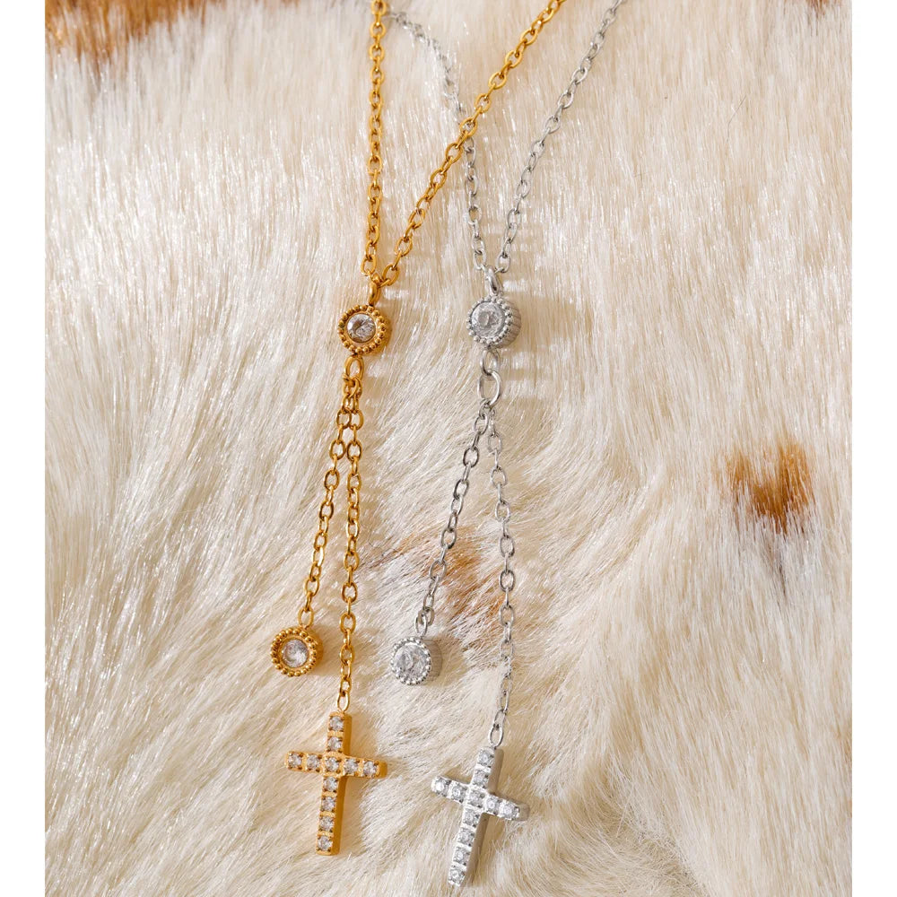 Crystal Classic Cross Pendant