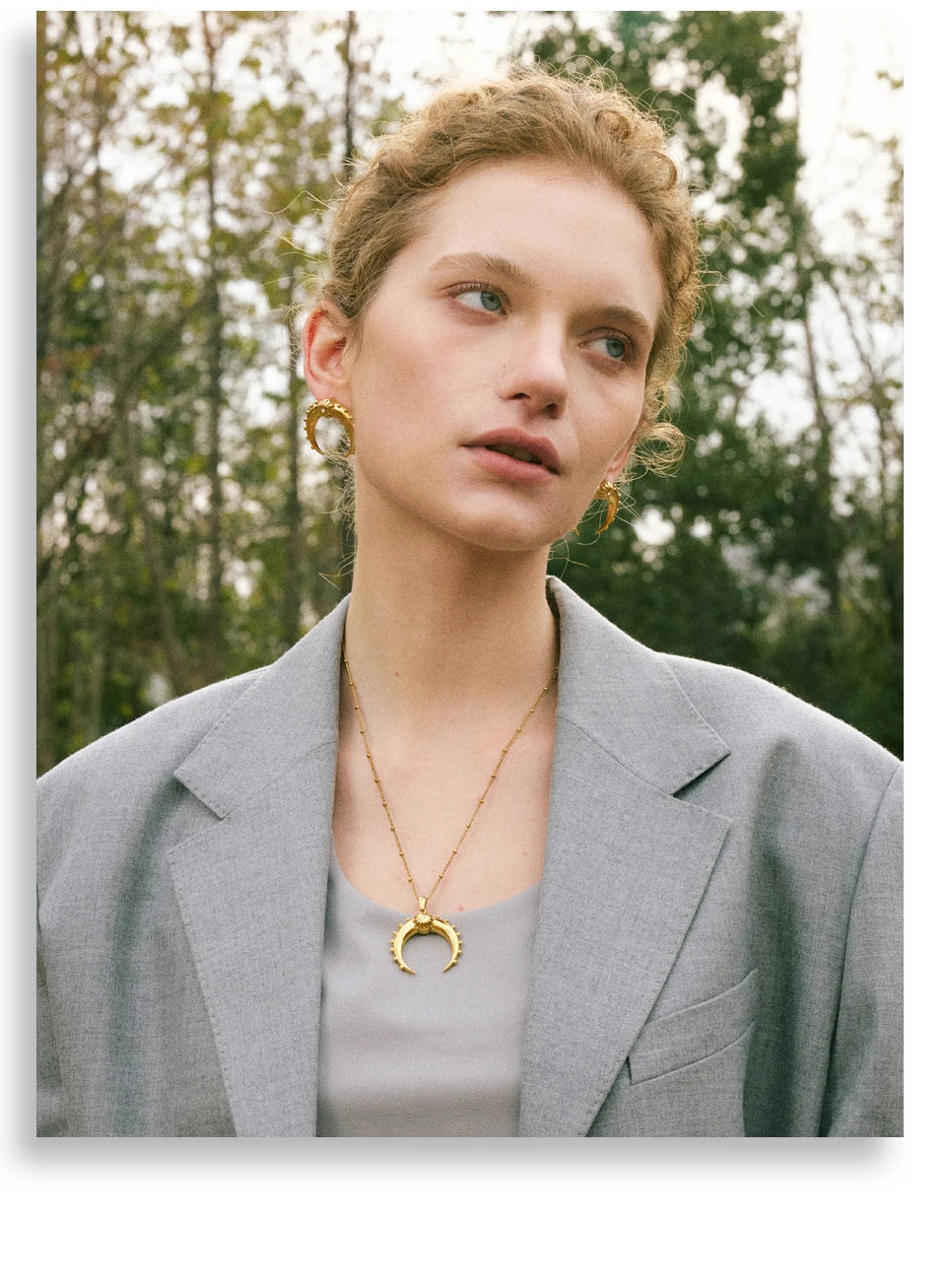 Crescent Moon Necklace