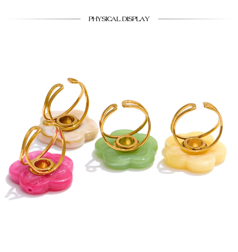 Pink Bloom Ring
