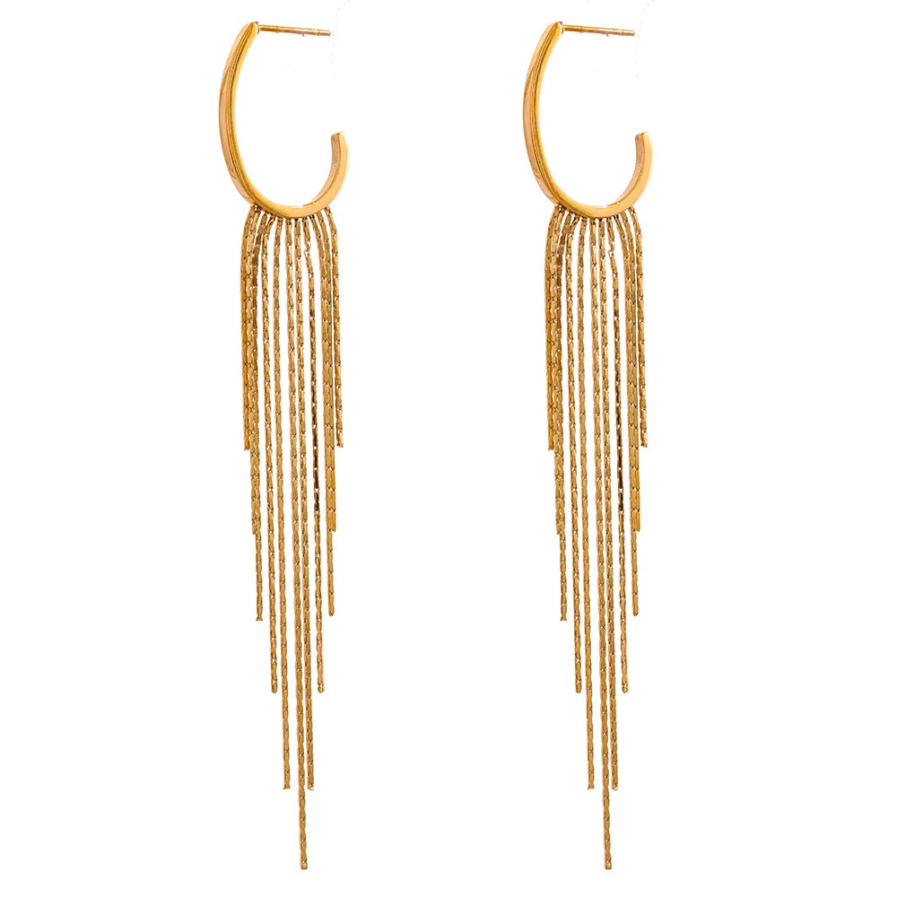 Cascade Chain Earrings